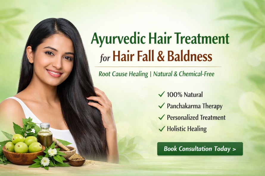 Ayurvedic Hair Treatment for Hair Fall & Baldness